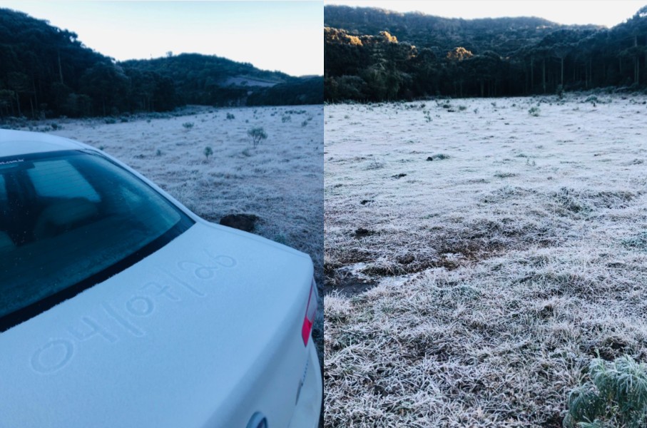 SC registra -5,7°C na Serra em amanhecer com 19 cidades abaixo de zero 