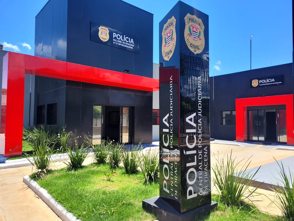 Delegacia da Polícia Civil, em Dracena (SP) — Foto: Polícia Civil