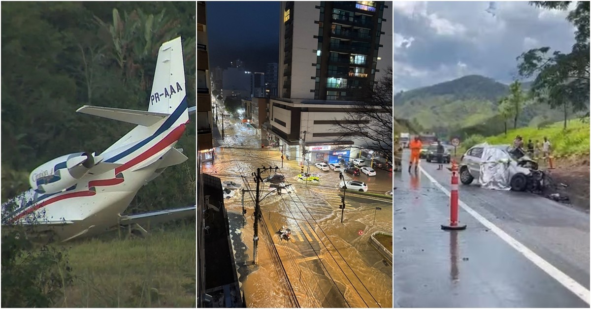 Você viu? Acidente com avião de Alok teve falha humana, temporal castiga Juiz de Fora e gêmeos morrem na BR-116