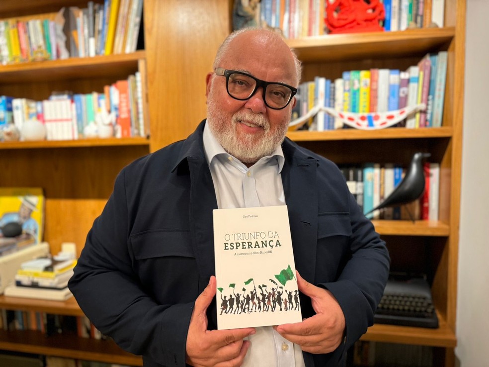 Ciro Pedroza lança livro nesta quinta-feira (1º) em Natal — Foto: Divulgação