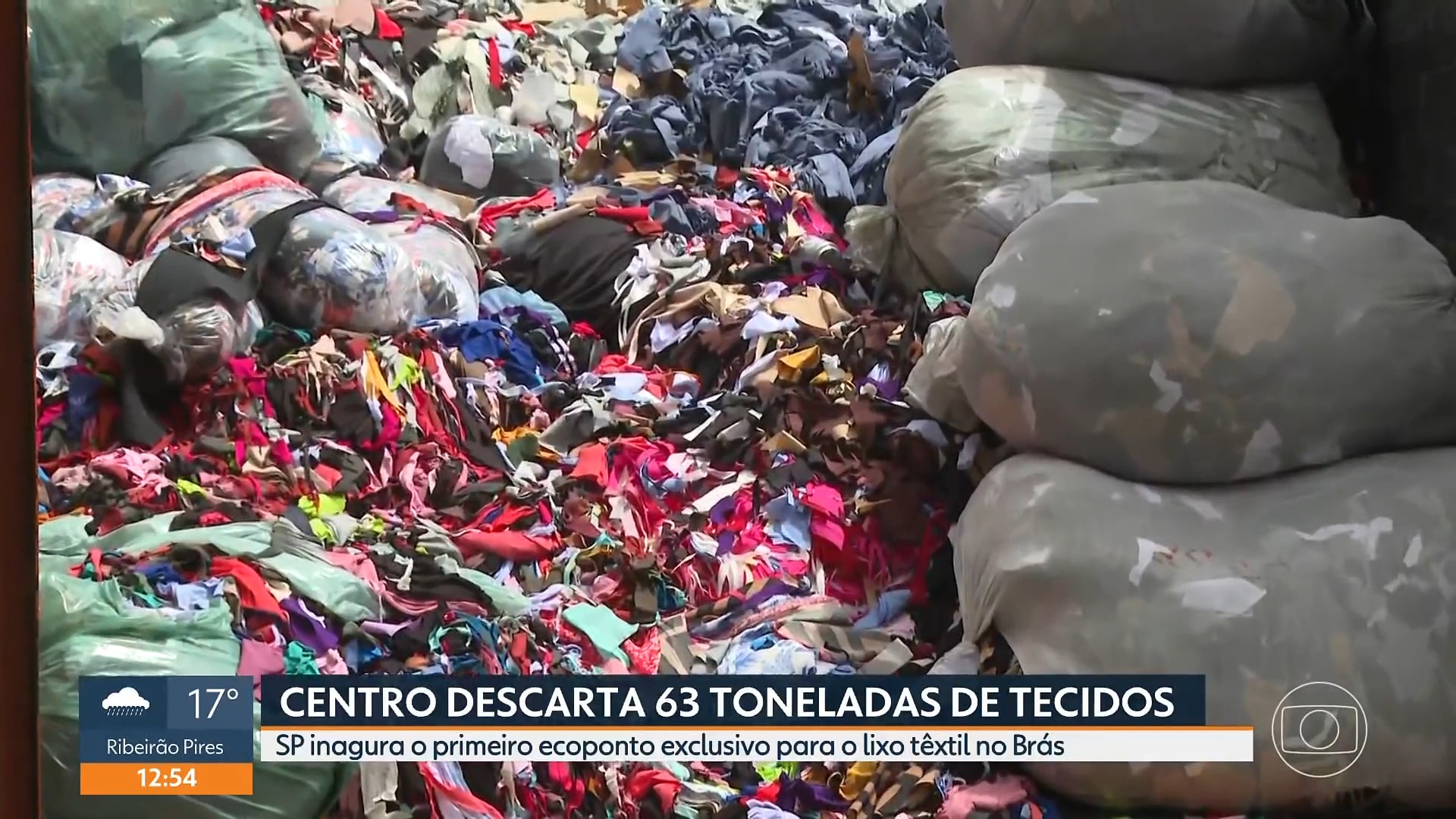 Capital paulista inaugura primeiro ecoponto exclusivo para tecidos no Brás; cidade descarta 103 toneladas de tecido por dia