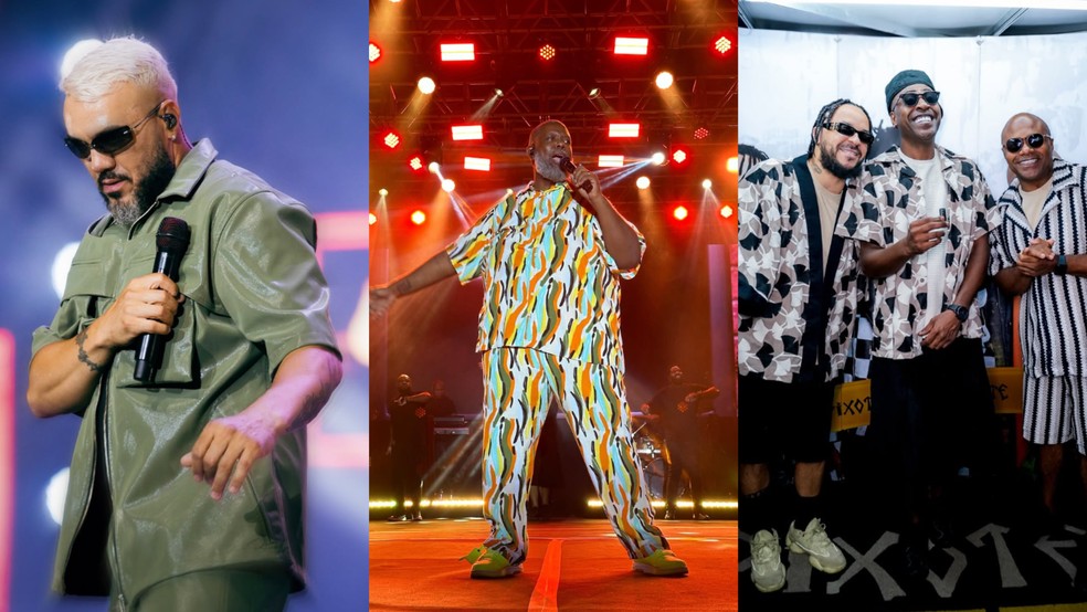 Belo, Péricles e Pixote — Foto: Reprodução/Instagram