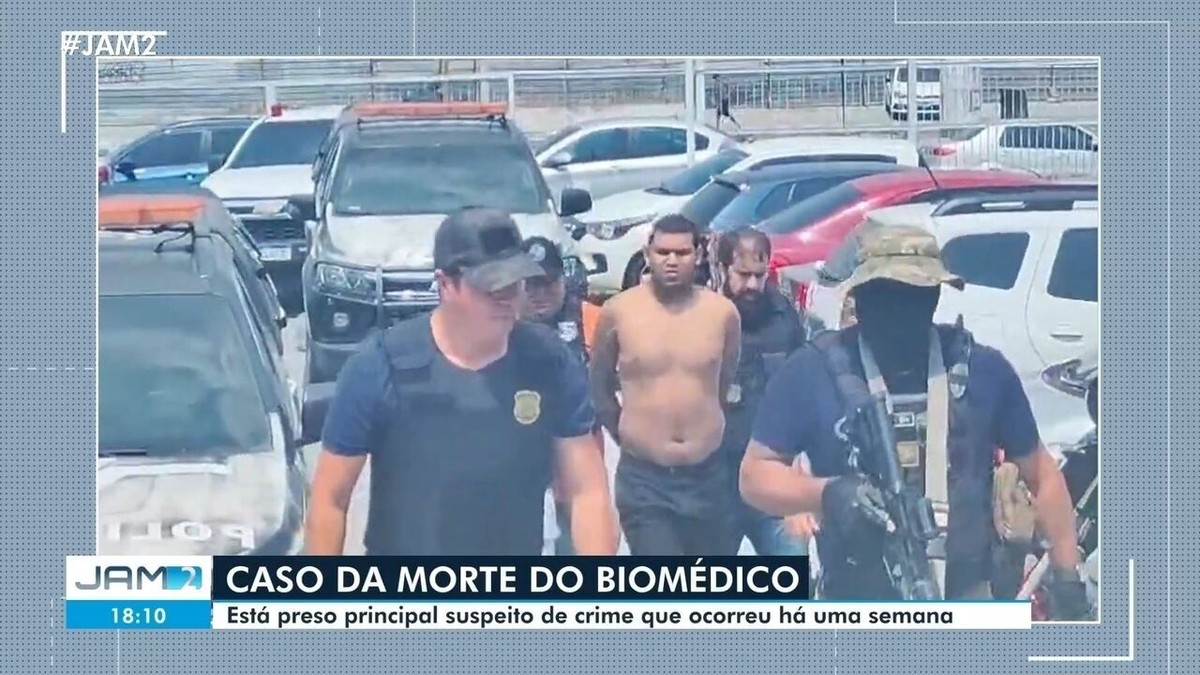 Suspeito de matar biomédico pede perdão à família da vítima, mas nega ter cometido crime