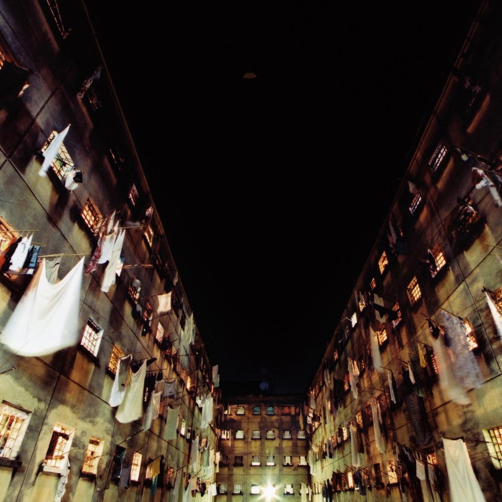 Imagem de um pavilhão do complexo à época — Foto: João Wainer/Memorial Carandiru