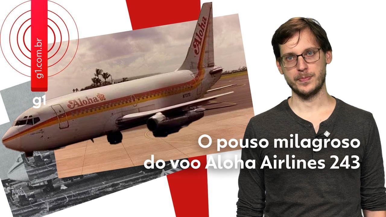 'Só Deus estava acima de nós': o pouso milagroso do voo Aloha 243, que conseguiu aterrissar após ter o teto arrancado em pleno ar