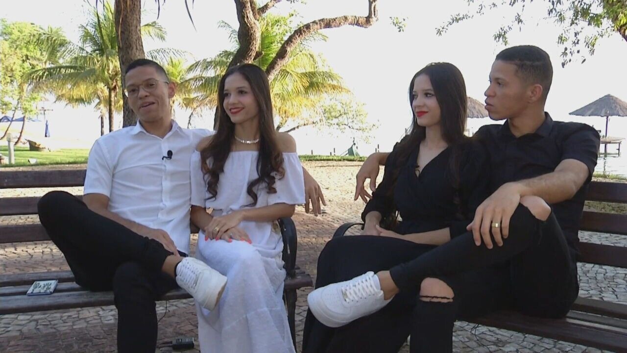 Casamento e lua de mel em dose dupla: irmãos gêmeos se casam com irmãs gêmeas nos EUA