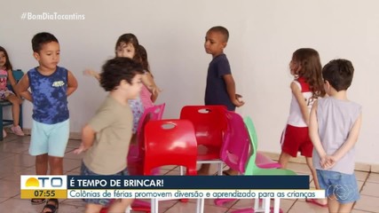 Escolas e creches oferecem colônia de férias com diversão e aprendizado para crianças