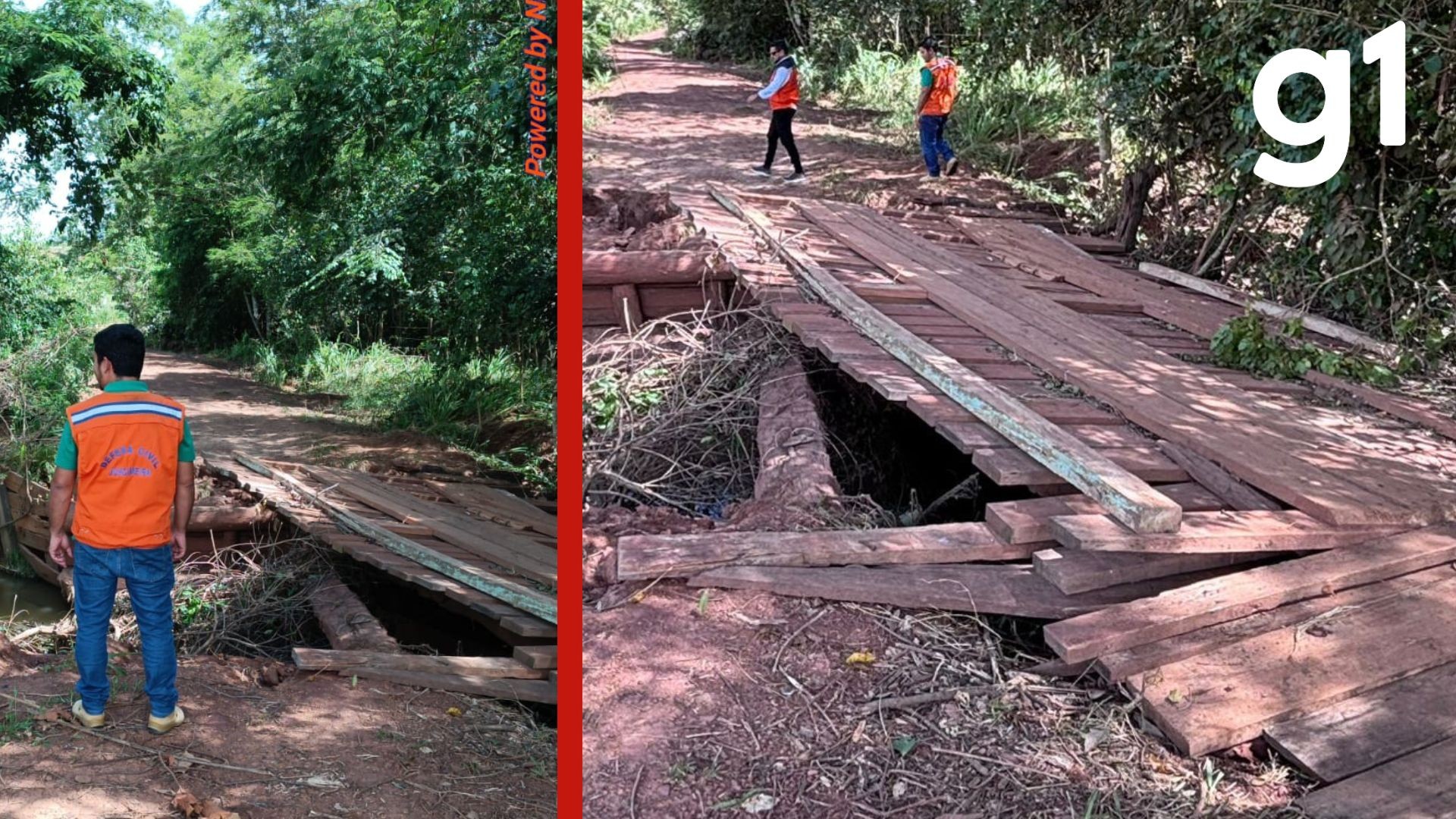 Defesa Civil avalia danos após chuvas e situação de emergência em Juscimeira (MT)