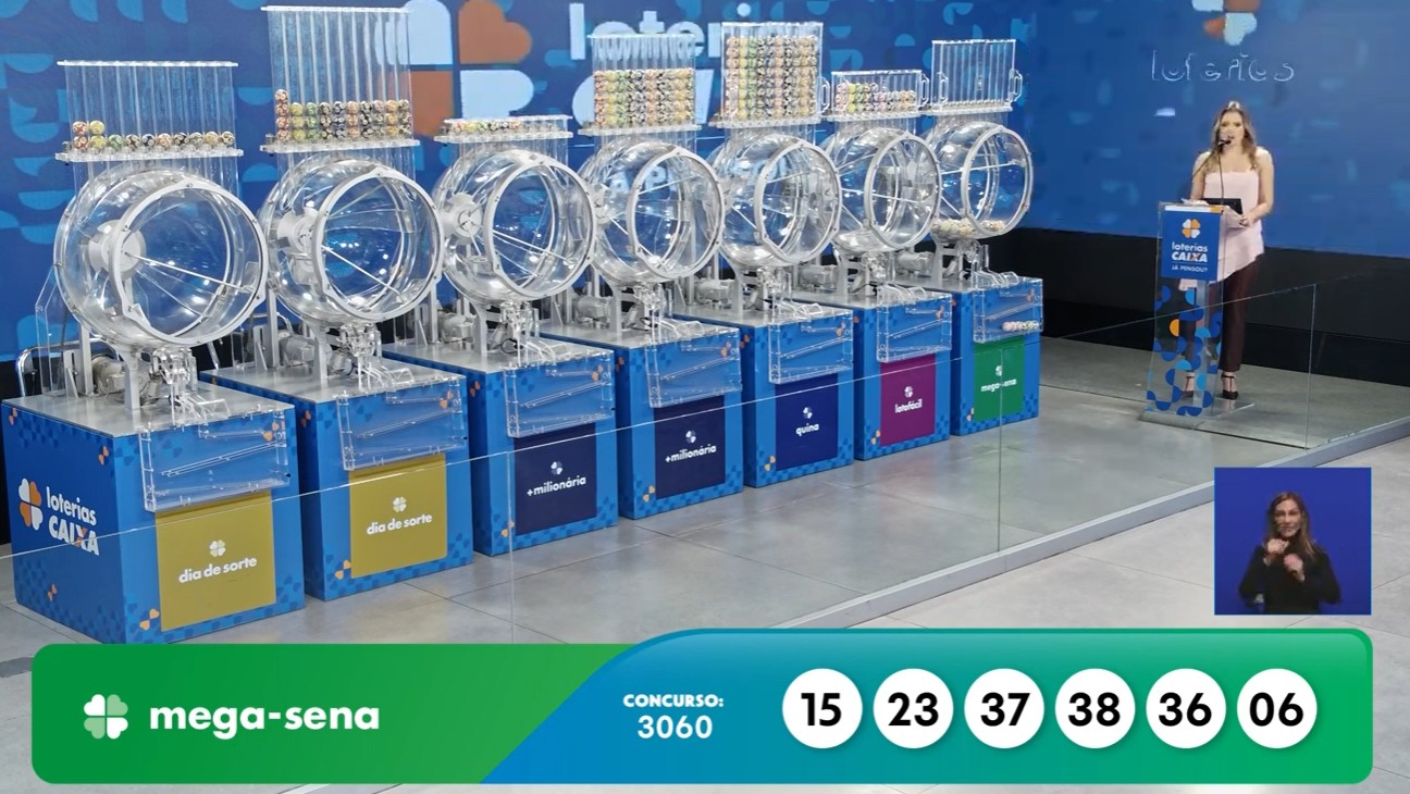 Mega-Sena 3060: confira os números sorteados