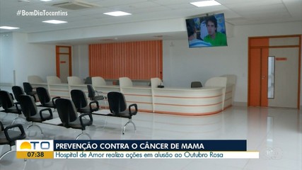 Hospital de Amor realiza ação de prevenção contra o Câncer de Mama em Palmas