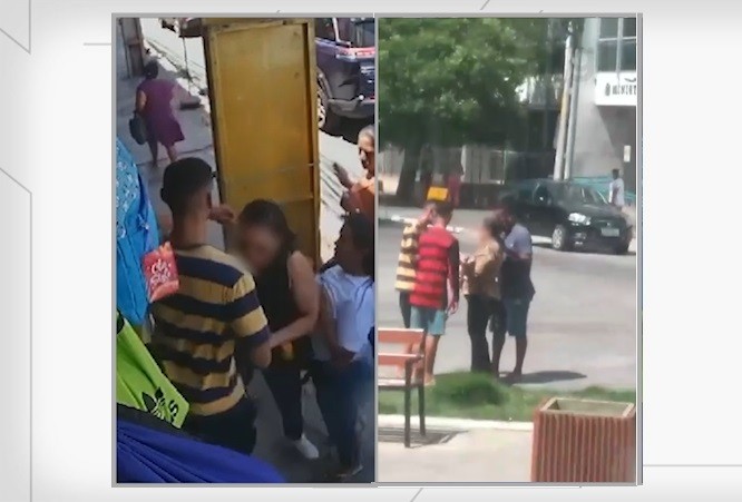 Lanceiros são filmados cercando pedestres durante roubos no Centro de Teresina 