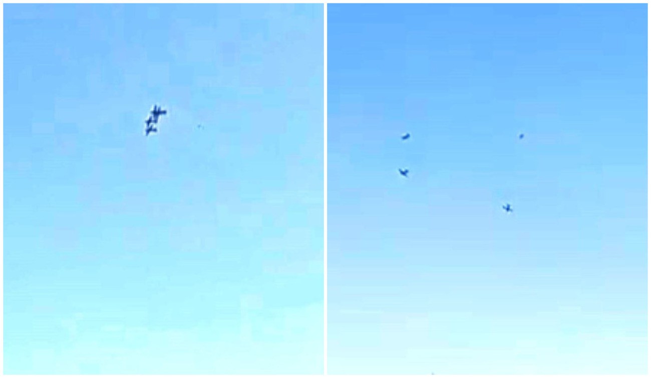 VÍDEO flagra colisão de aviões da Esquadrilha da Fumaça no interior de SP; um deles caiu