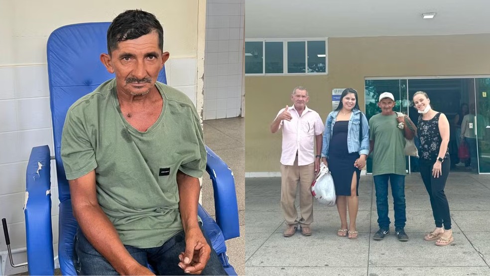 Idoso desaparecido por mais de 40 anos se reencontra com a família no interior do Piauí — Foto: Reprodução