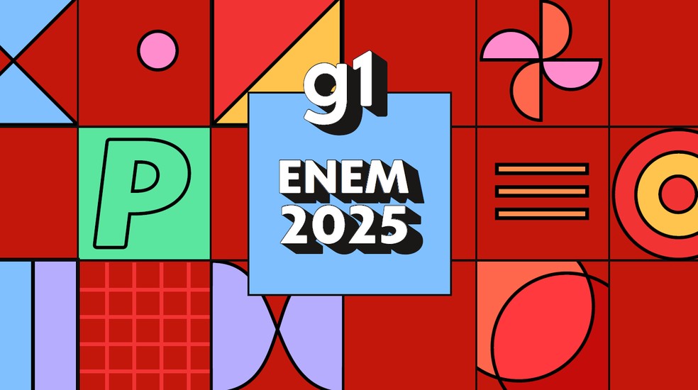 Enem 2025: g1 terá programa de correção ao vivo, com comentários de professores. — Foto: g1