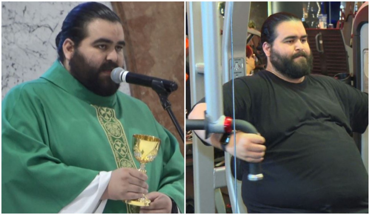 Padre com 186 kg inspira fiéis com projeto fitness para emagrecer no interior de SP: 'novo legado'