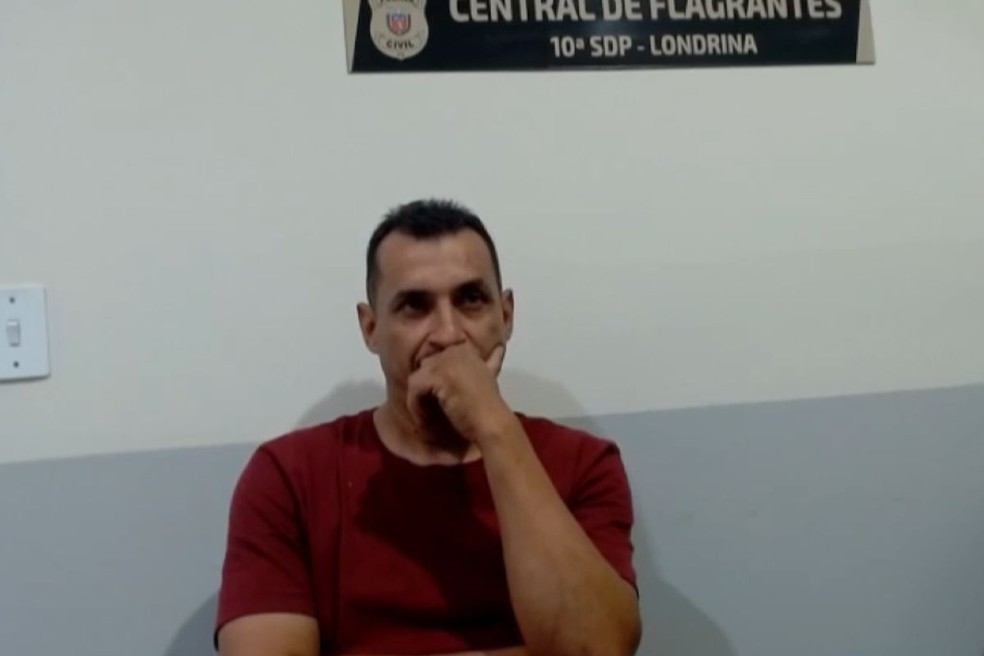 Luciano Borges Vieira decidiu ficar em silêncio durante o interrogatório. — Foto: Reprodução/RPC