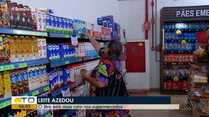 Consumidores notam aumento no preço do litro do leite no Tocantins
