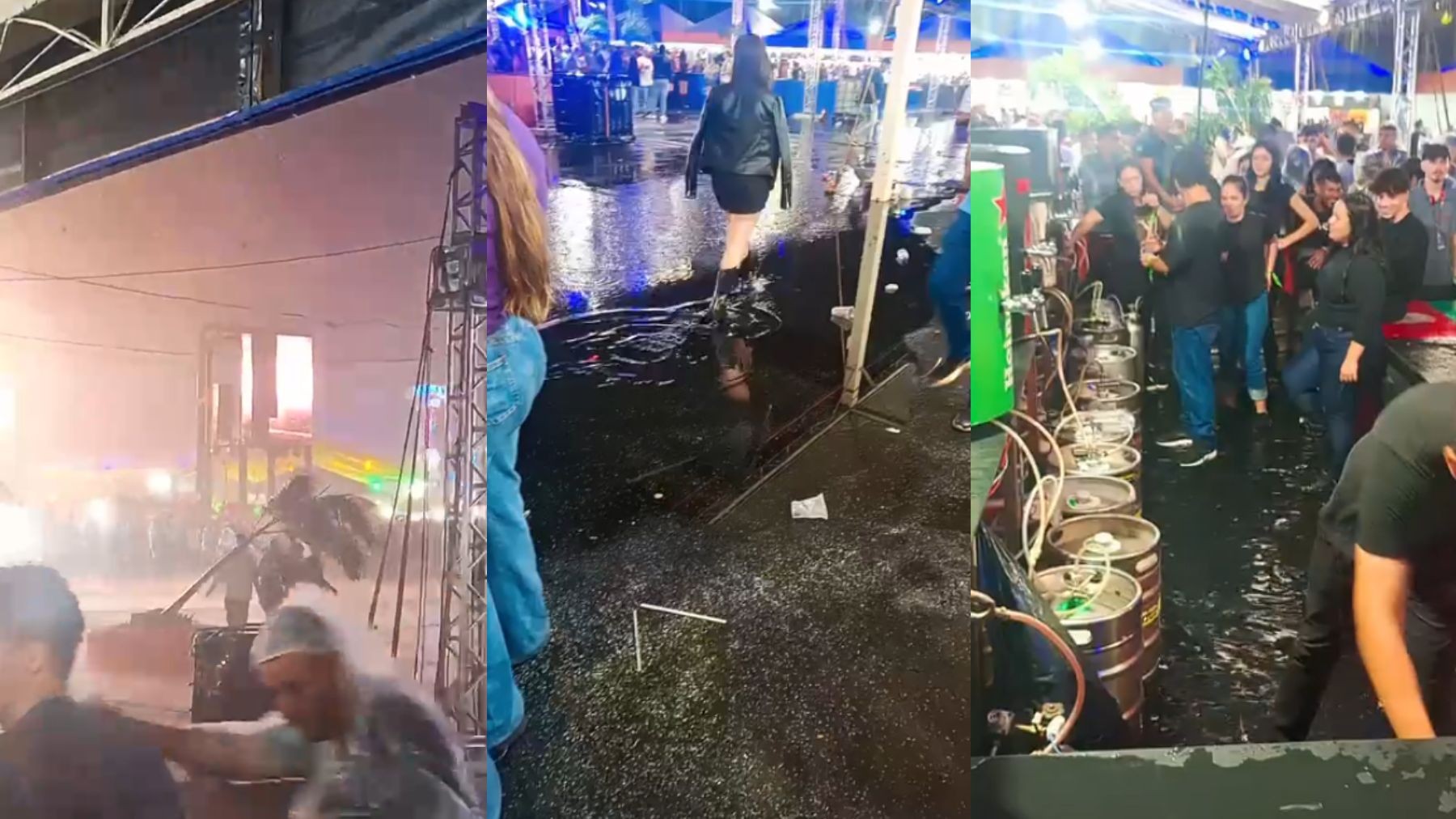 VÍDEO: Gusttavo Lima precisa interromper show no Paraná após tempestade queimar equipamentos