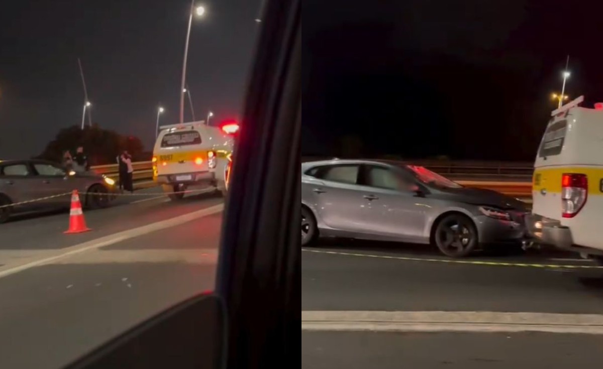 Motociclista é arremessado de ponte e morre após ser atingido por carro em Florianópolis