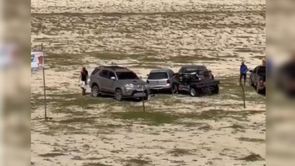 Piloto morre após passar mal enquanto participava de corrida, no Ceará. — Foto: Reprodução