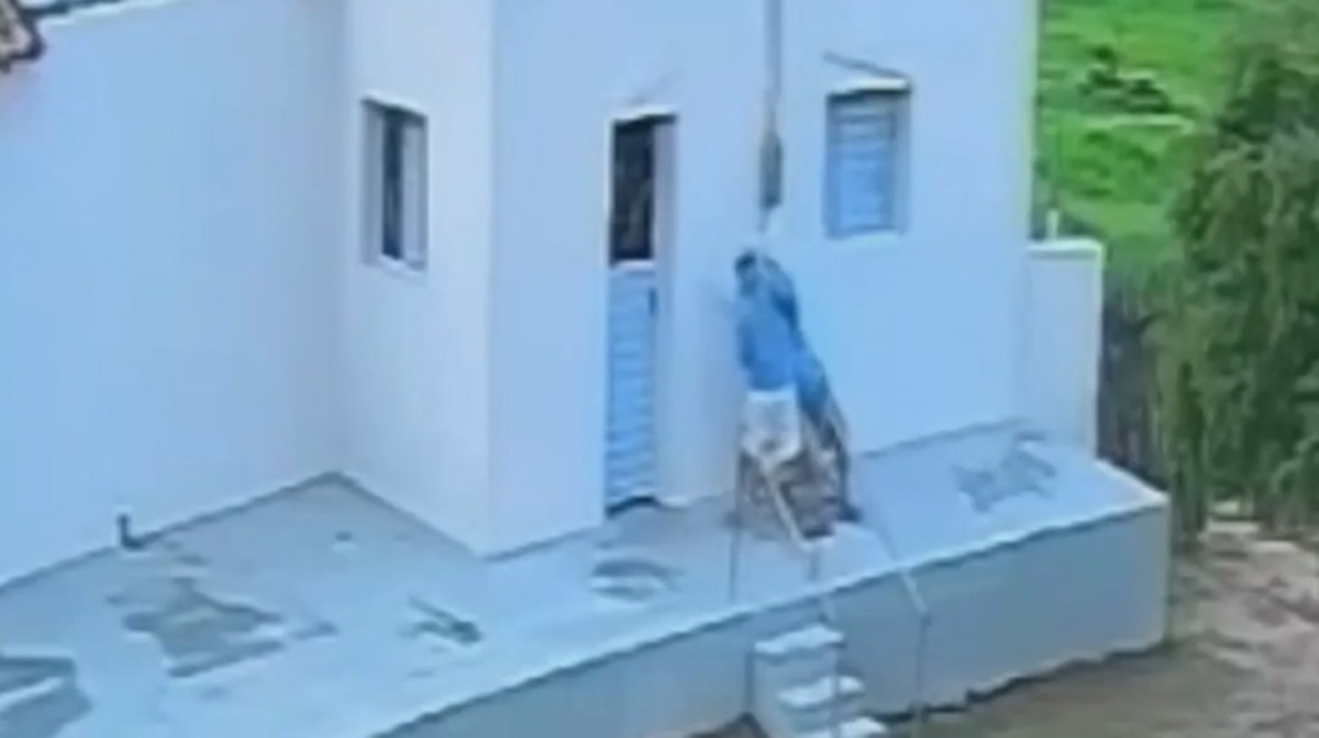 Filho agride pai de 91 anos e é flagrado por câmeras de segurança no Sertão da Paraíba; VÍDEO