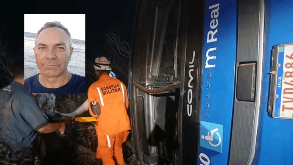 1 de 4
Marcos Donizete Tavares de Melo, de 62 anos, estava em um &ocirc;nibus que tombou na BR-122, na Chapada Diamantina &mdash; Foto: Reprodu&ccedil;&atilde;o