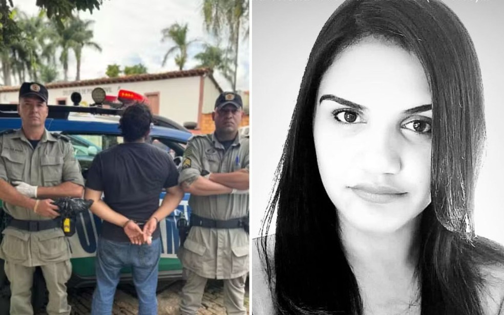 Aranalla Janaína Amorim Nascimento morreu após ter sido esfaqueada, em Goiás — Foto: Reprodução/TV Anhanguera