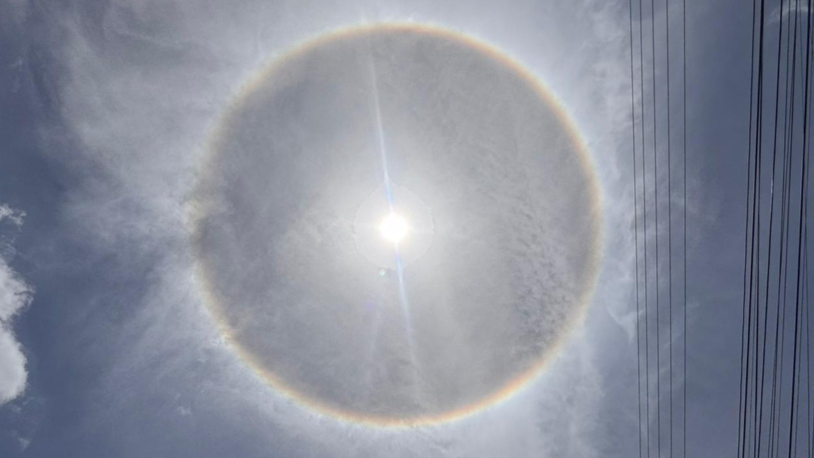 Fenômeno 'halo solar' pode indicar chuvas; veja registros do fenômeno em Teresina