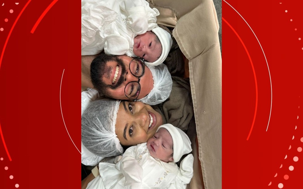 Olívia e Amelie nasceram em Irecê, no norte da Bahia — Foto: Lucas Henrique