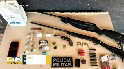 Homem é preso em flagrante por tráfico de drogas após denúncia anônima em Crixás do TO