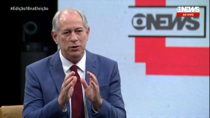 Ciro Gomes PDT responde a pergunta sobre papel do governo federal para a educa o