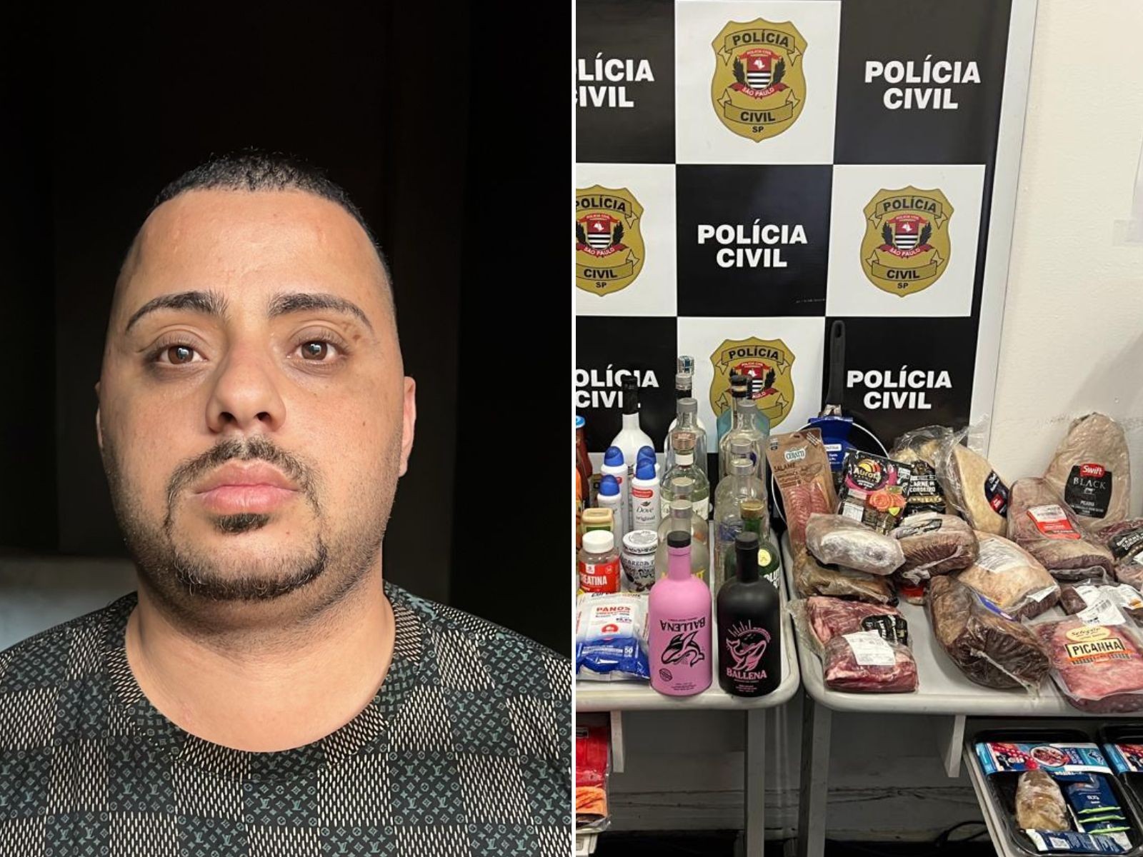 Suspeito de chefiar esquema de venda de carnes e bebidas furtadas é preso no litoral de SP