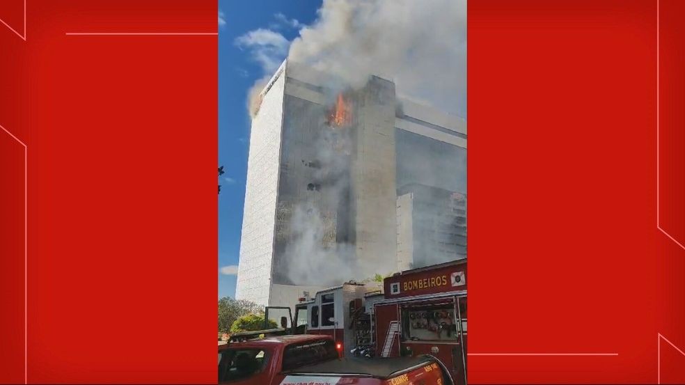 VÍDEO: incêndio atinge prédio da OAB em Brasília