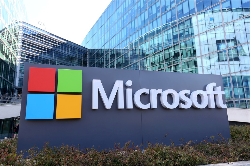 Sede da Microsoft em Issy-les-Moulineaux, perto de Paris, na França, em 18 de abril de 2016 — Foto: REUTERS/Charles Platiau