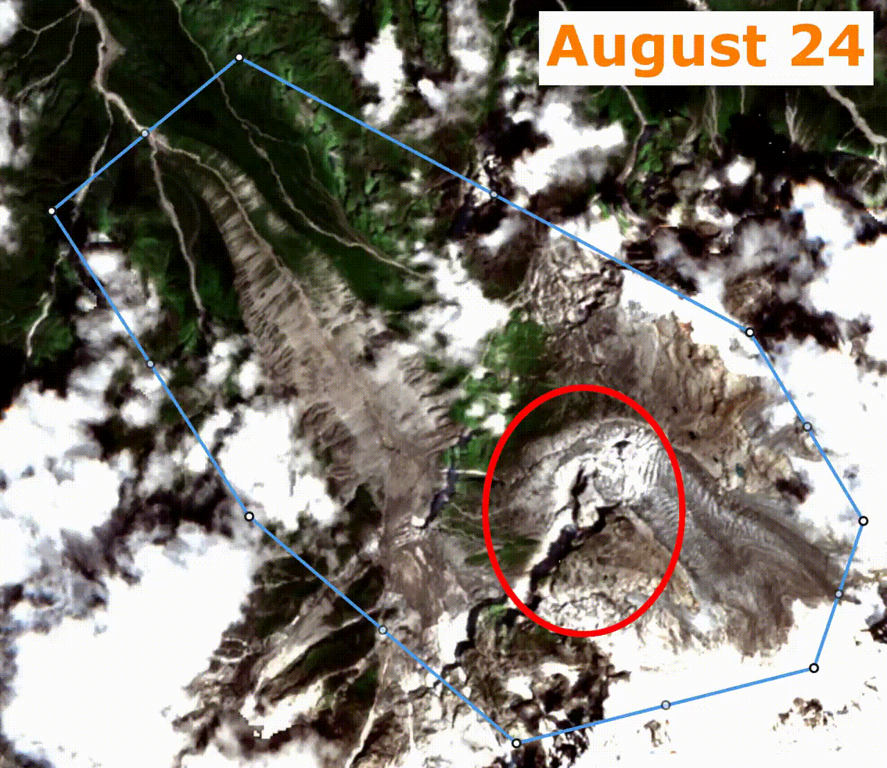 Novas imagens de satélite mostram extensão do colapso de geleira no Nepal; veja