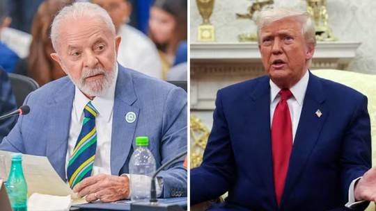 Estratégia 'copia e cola': carta de Trump a Lula usa parágrafo idêntico ao de tarifaços contra outros 21 países; compare - Parágrafo faz ameaças de novas tarifas e cita riscos à segurança nacional dos EUA. Texto também traz informação incorreta sobre déficit comercial nas relações com o Brasil.