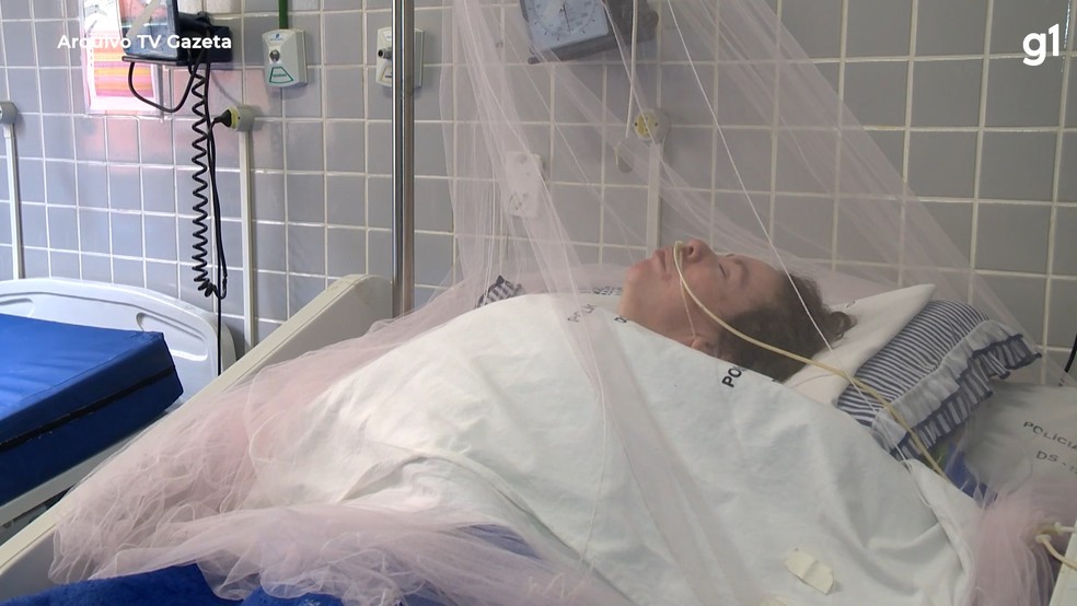 Paciente Clarinha, que ficou por 24 internada em coma em Vitória, Espírito Santo — Foto: Ricardo Medeiros/Rede Gazeta
