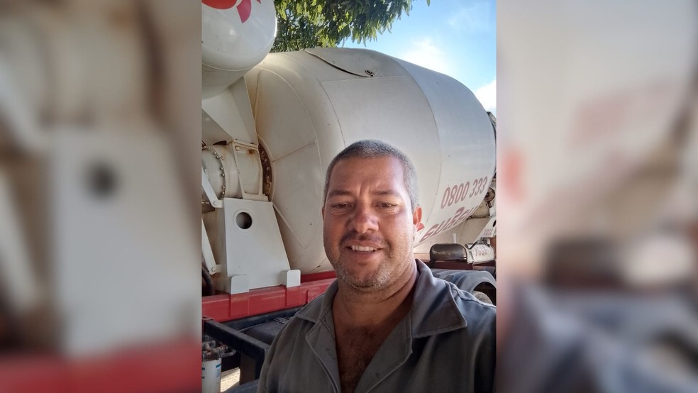Leomar Aparecido, morador de Rio Preto, é caminhoneiro há 10 anos — Foto: Arquivo pessoal