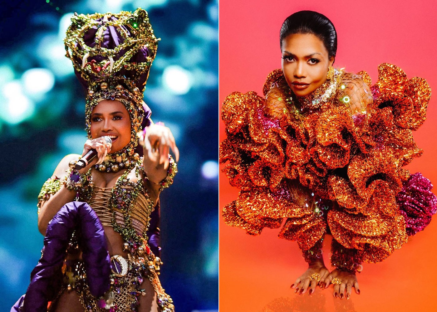 Os looks exuberantes de Gaby Amarantos nos palcos: como eles foram criados?