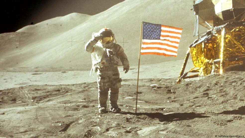 Miss�o Apolo 15, em 1971 � Foto: TopFoto/picture alliance