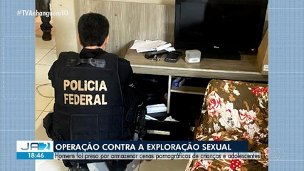 PF prende suspeito de armazenar conteúdo pornográfico de crianças e adolescentes