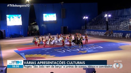 Apresentações culturais são realizadas no Arraiá da Capital
