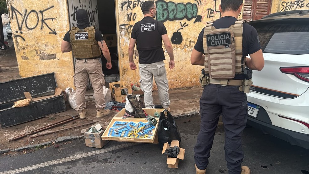 Sete suspeitos são presos durante operação contra grupos criminosos no Sertão da Paraíba — Foto: Divulgação/Polícia Civil
