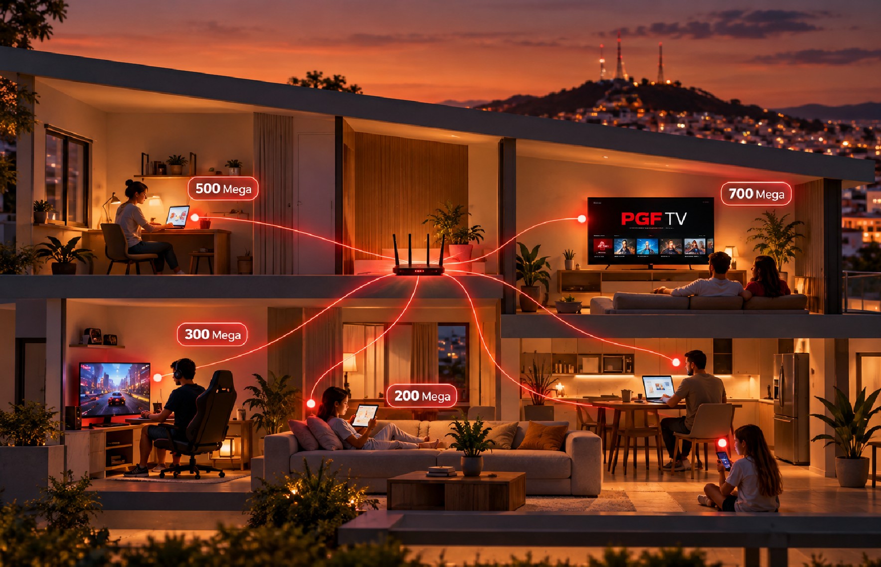 Quantos megas de internet você realmente precisa contratar em casa?