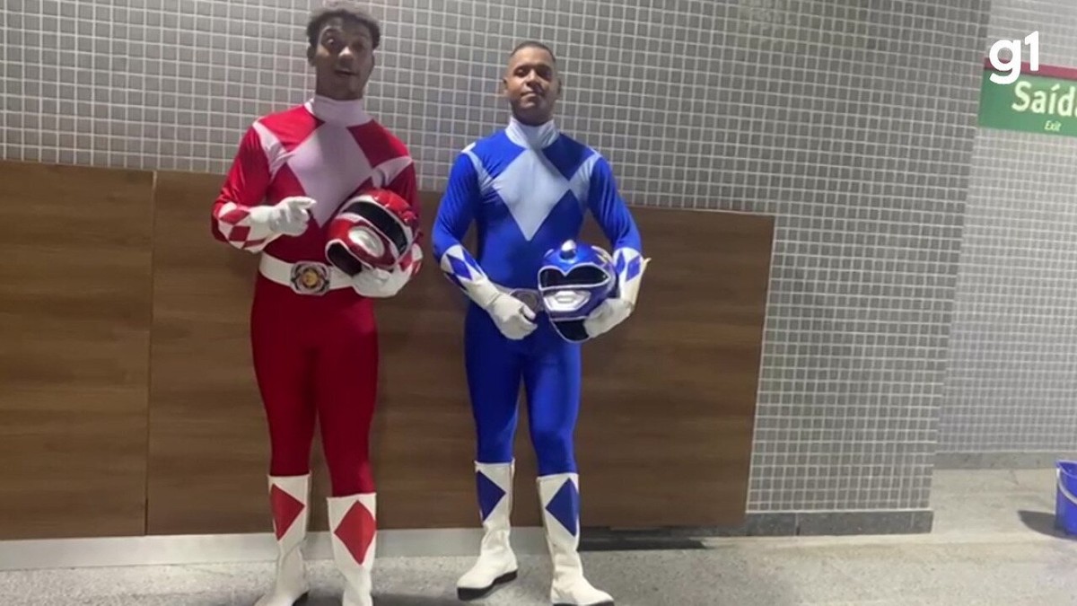 'Vimos o rapaz caído e fomos ajudar', diz 'Power Ranger' que viralizou ...