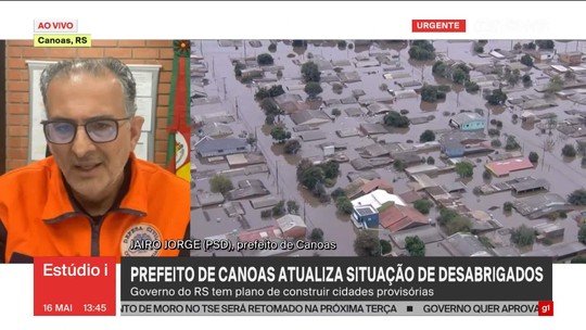 Prefeito de Canoas (RS) fala sobre perdas da cidade e reconstrução - Programa: Estúdio i 