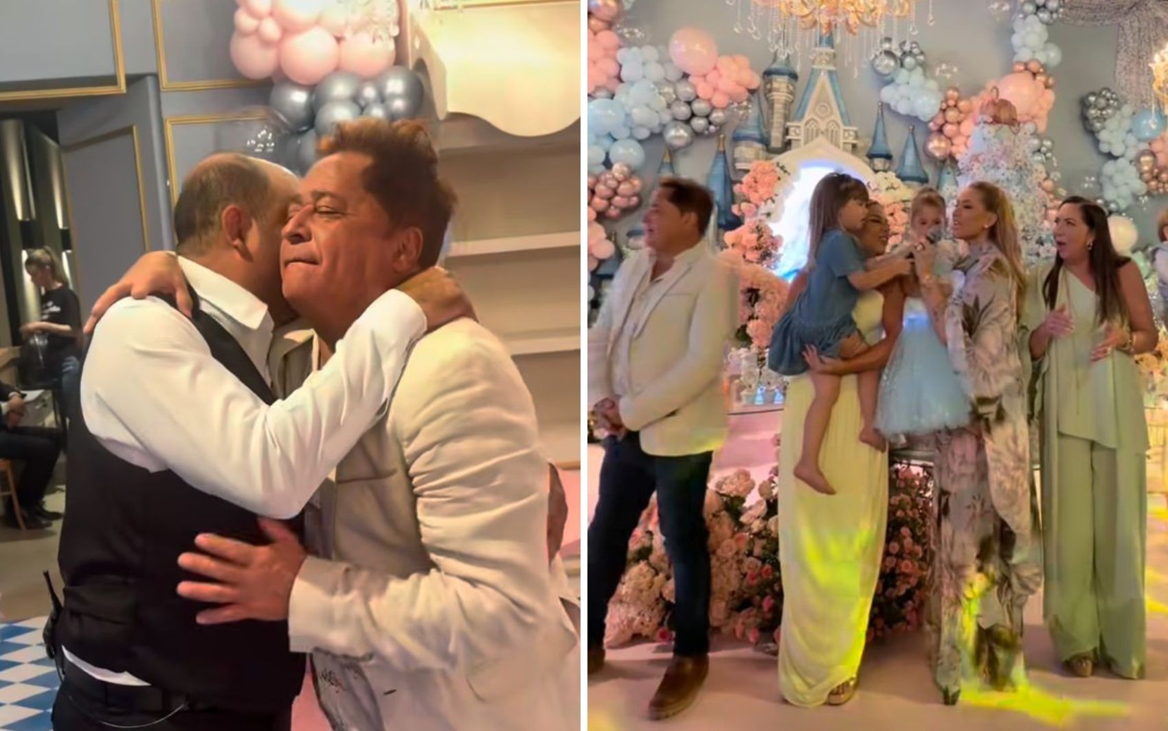 De reação durante os parabéns a dança com garçom: Leonardo chama atenção em festa de Maria Flor; vídeo