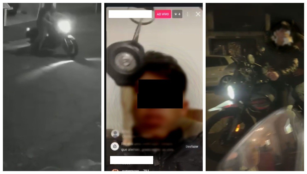 Adolescente é apreendido após furtar casa com grupo e fazer live exibindo motos roubadas em SP
