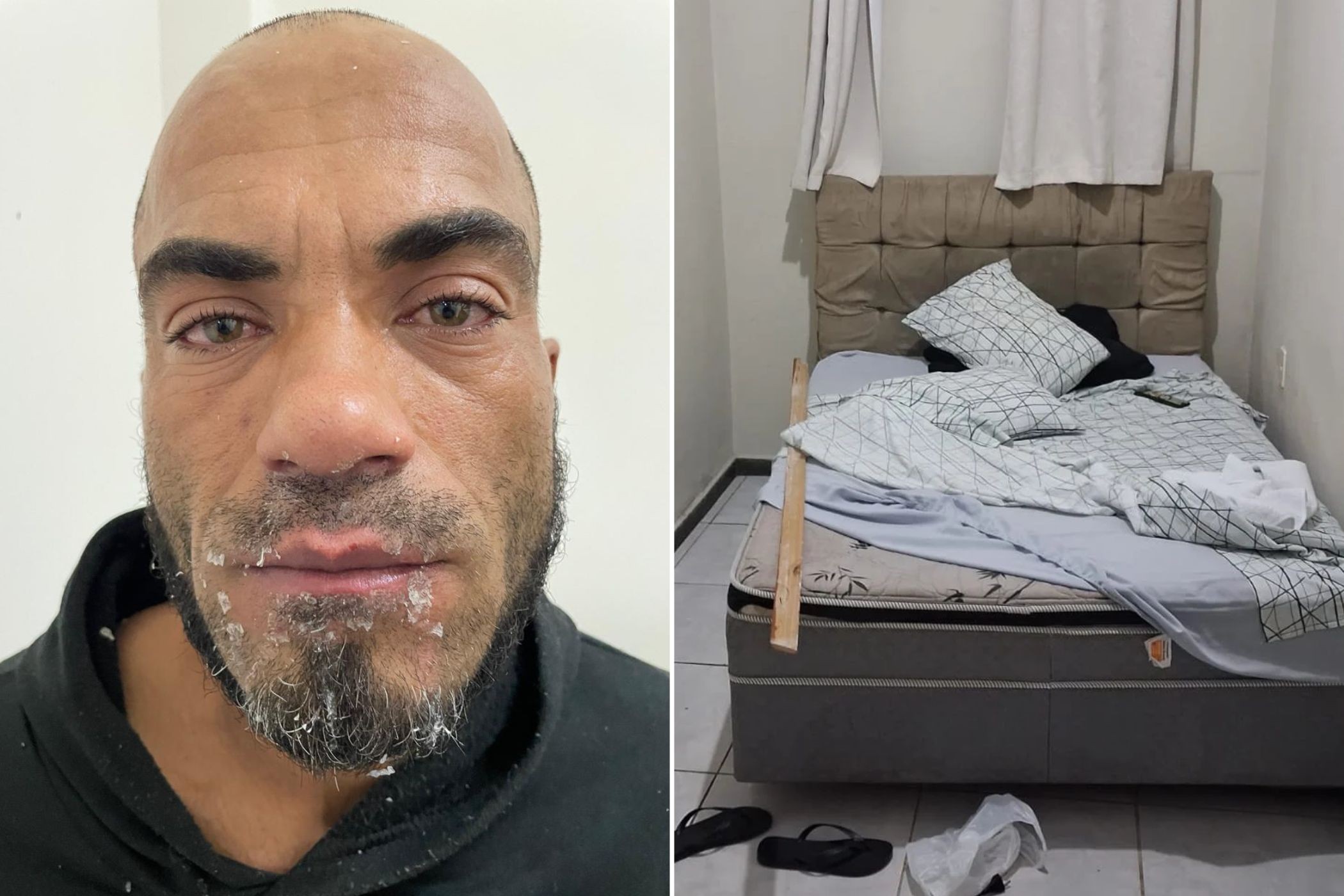 Suspeito de matar esposa e enteada grávida é encontrado com cola na boca em pousada no interior de SP