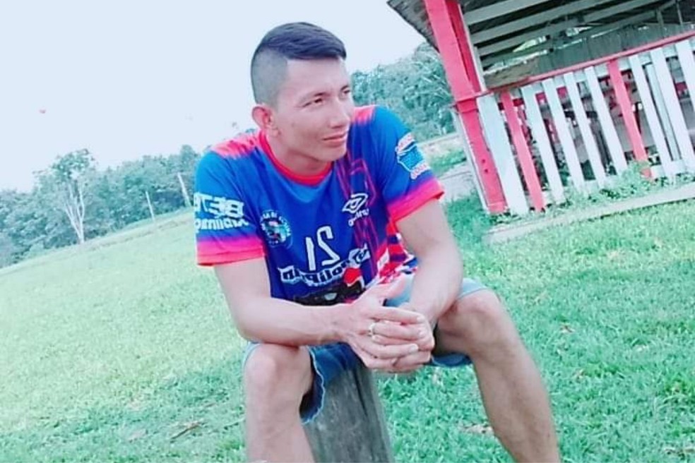Deslizamento matou o pescador Bruno Vasconcelos de Andrade em Urucurituba , no Amazonas — Foto: Divulgação